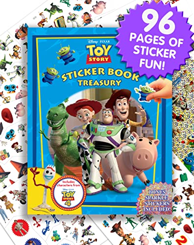 Disney / Pixar Toy Story Sticker Book Treasury - Activity Books for kids, 350 reusable stickers, 96 pages of fun - Image 2