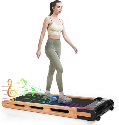 Cinta de correr para debajo del escritorio, almohadilla portátil para el hogar, oficina, máquina de correr con control remoto y pantalla LED, peso