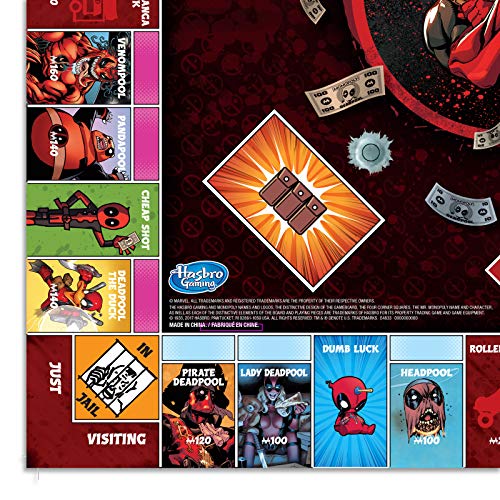 Hasbro Monopoly Deadpool Collector's Edition Board Game – Ansicht 9