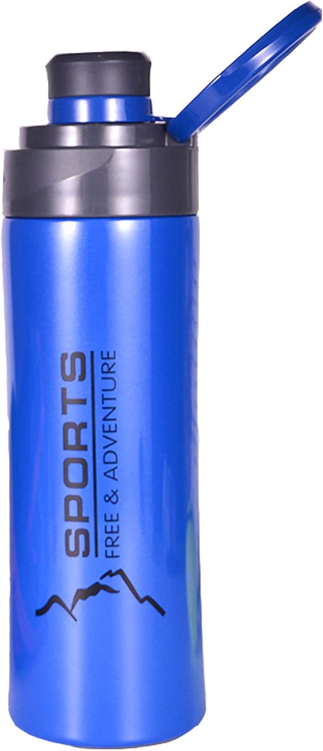 Large-capacity Men's And Women's Insulation Cup Sports Kettle Outdoor Camping Ride Stainless Steel Tea Cup Portable Students With Covered Water Cup