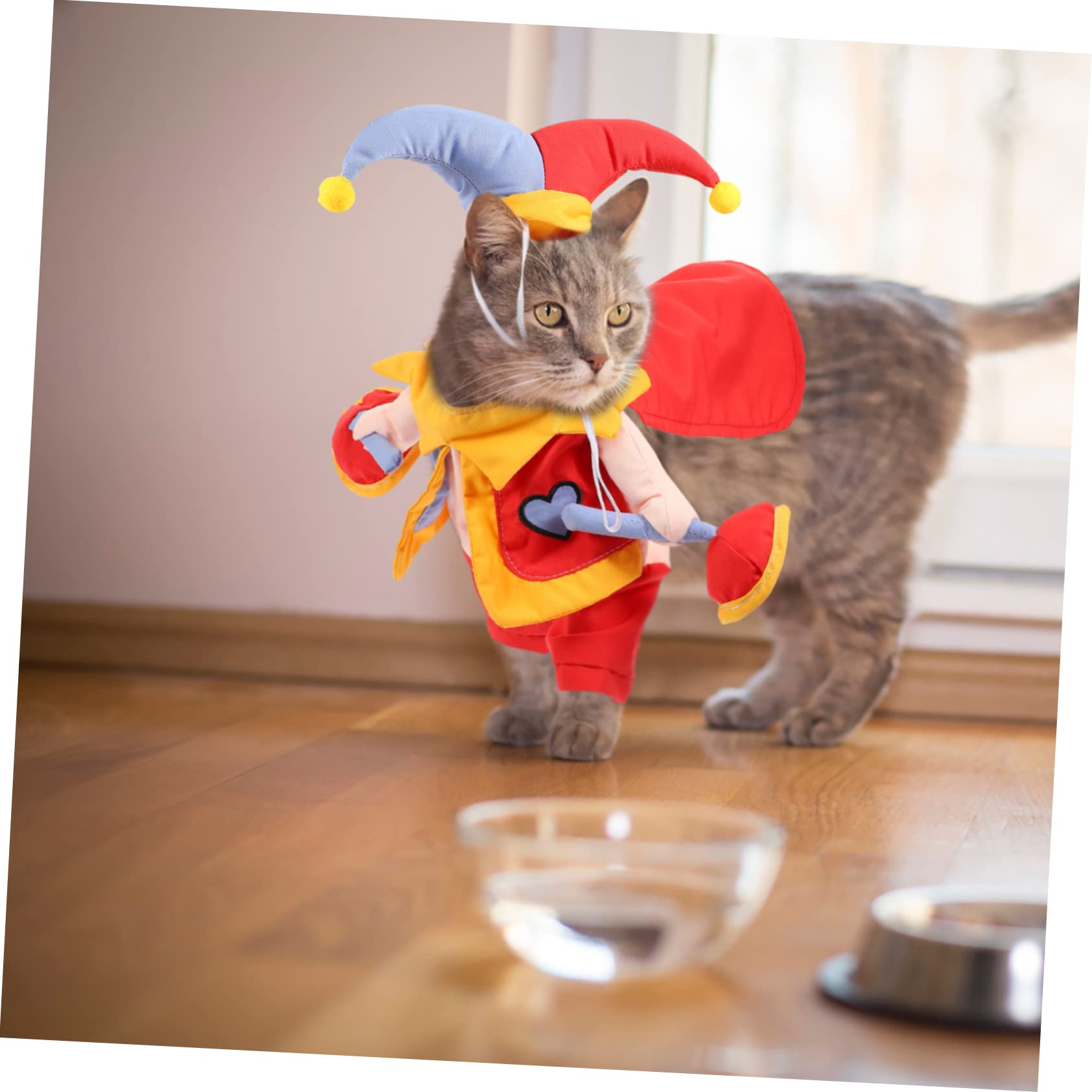 BESPORTBLE 3sets Costume Per Animali Domestici Stile Cartone Animato Abbigliamento Decorativo Per Cani e Gatti Comodo e Lavabile Per Compleanni e Servizi Fotografici