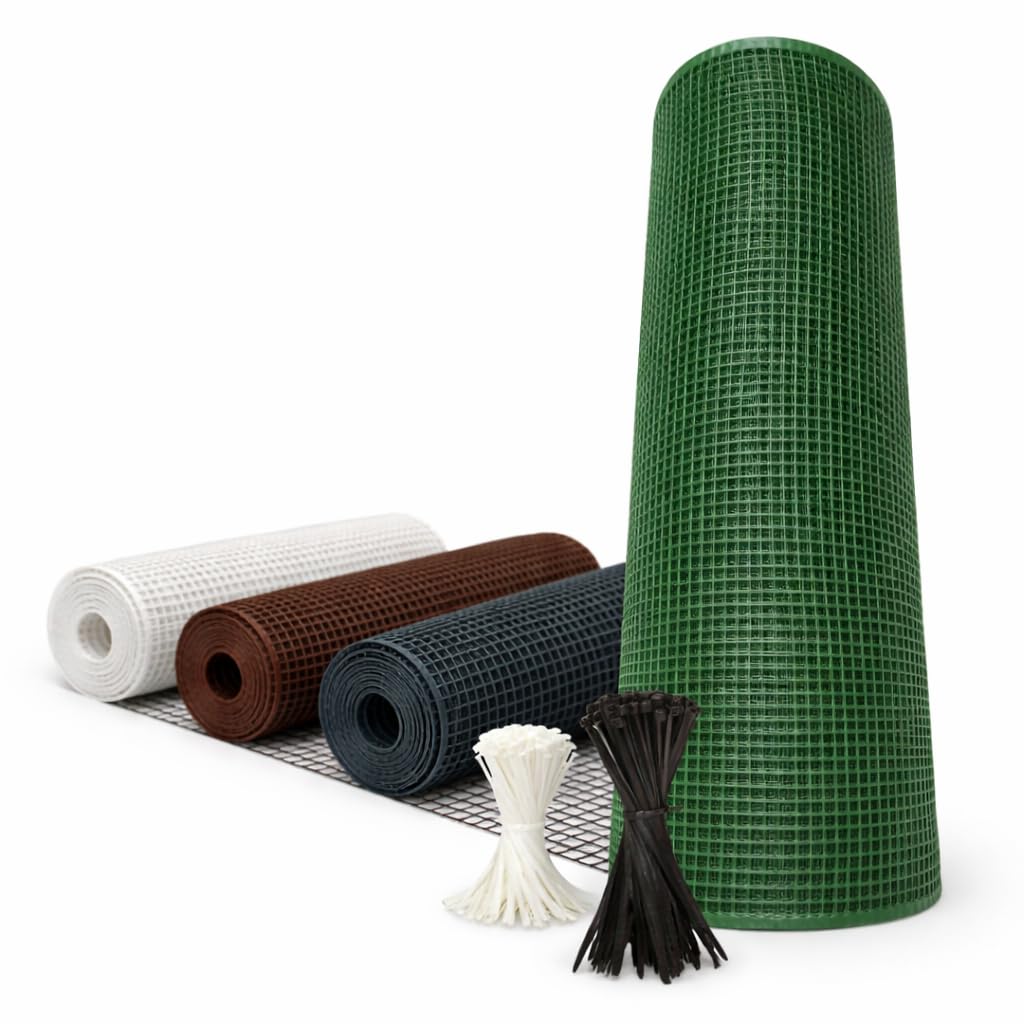 Cisvio Schermo Per Recinzione Privacy Verde Scuro – 2,3 X 127,2 Cm – Blocco Visibilità 90% – HDPE Con Occhielli In Ottone – Per Esterni