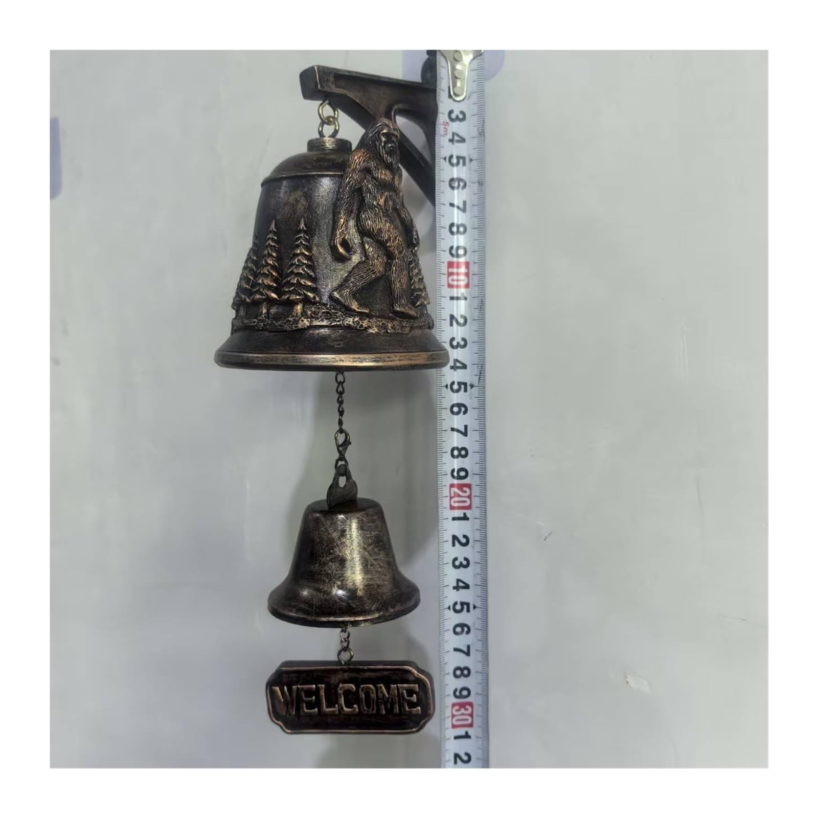 RTBVGHJIK Witch Bell Wind Chimes Iron Broom Door Hanger Hanging Decorations For Porch, Garden, Front Door