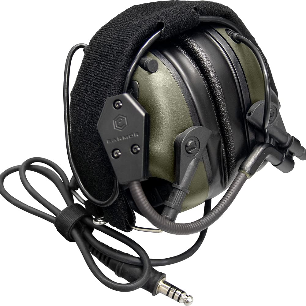 EARMOR Tactical Headset Hunting & Shooting Earmuffs with Microphone