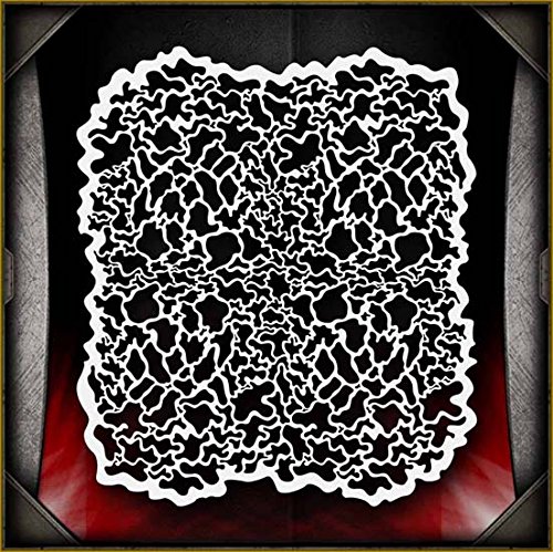 Rippler AirSick Airbrush Stencil Template