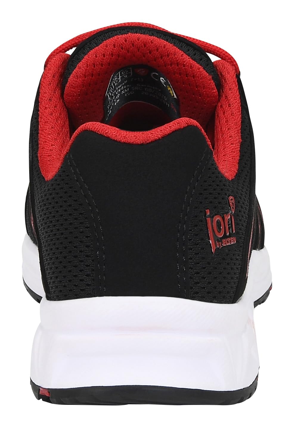 ELTEN jo_Speedy Black-red Low ESD S1PS | Sicherheitsschuhe für Damen & Herren, Kunststoffkappe, leicht, atmungsaktiv