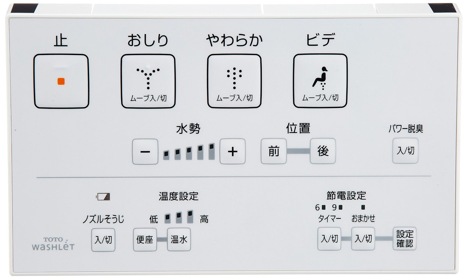 Amazon.co.jp: TOTO ウォシュレット S1A 貯湯式 リモコン付き リモコン 