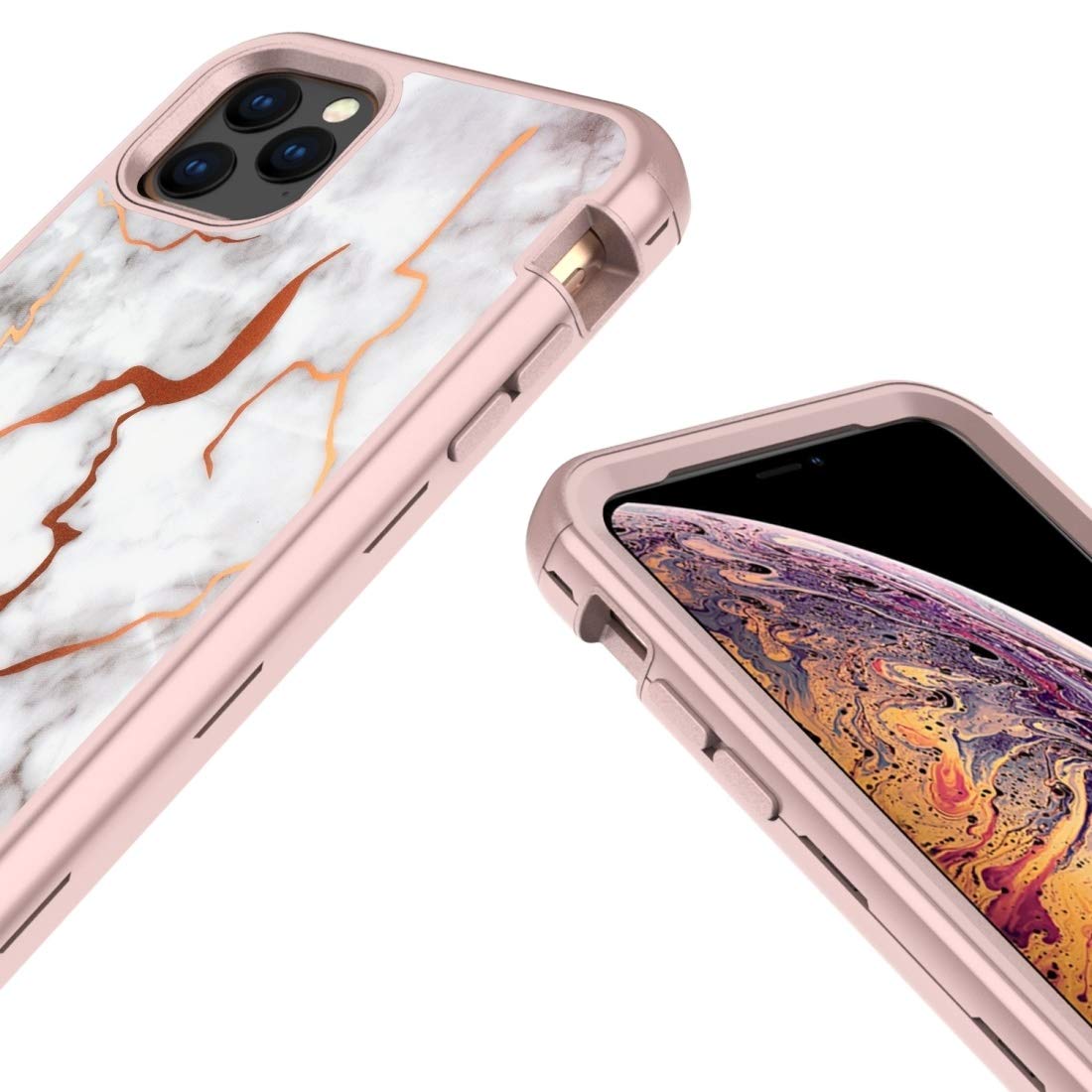 Phone cases For iPhone 11 Pro Max Electroplated IMD Full Coverage