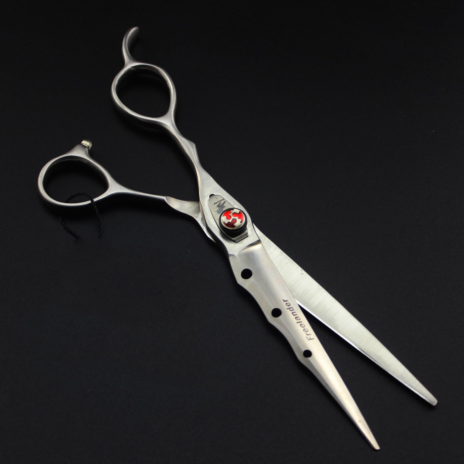7 inch Set, Linkshänder Friseurschere Haarschere Effilierschere 7 Zoll Professionelle Scharfe Linkshänder Haarschneideschere Edelstahl Profi Salon Haar Scheren für Damen Herren