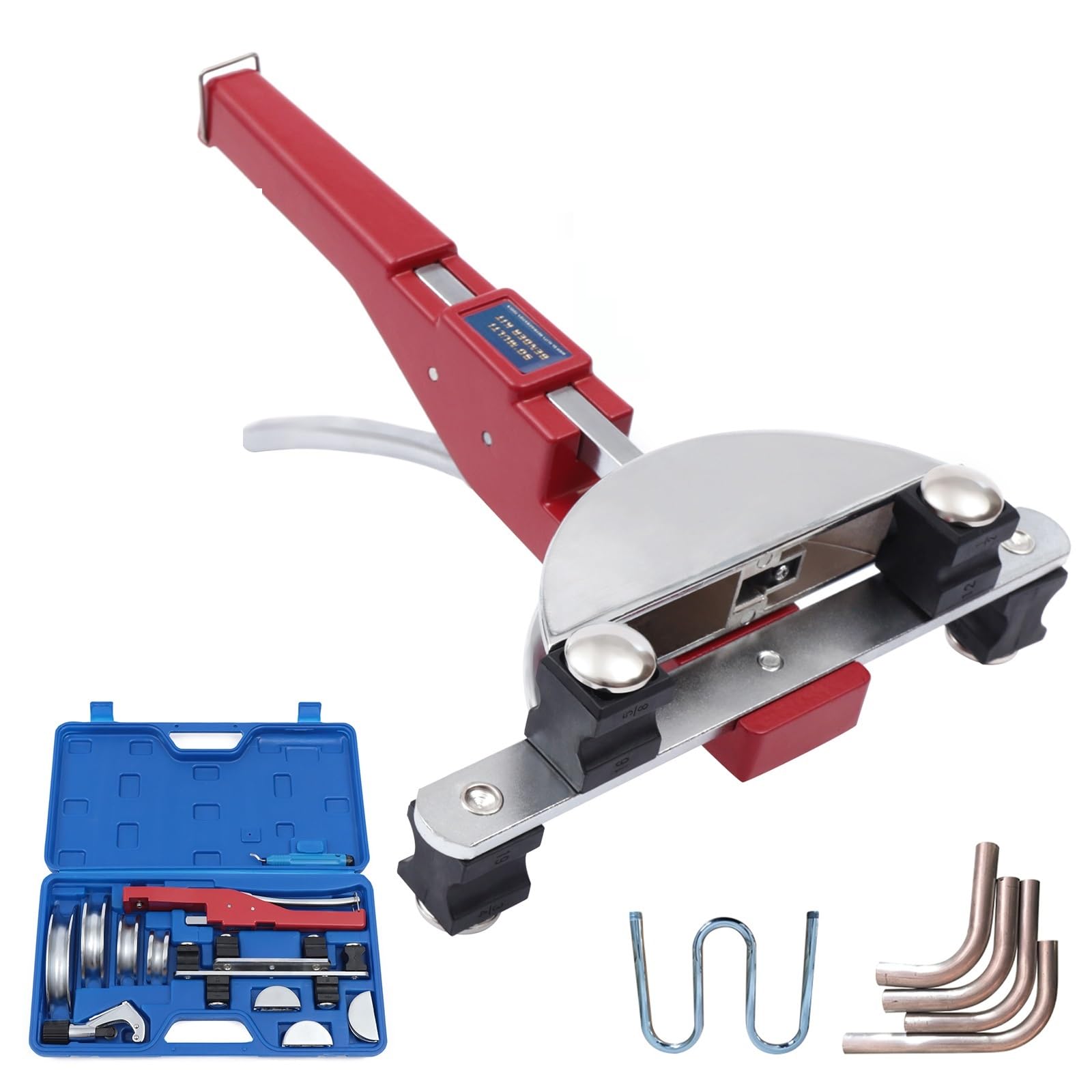 Jvddi One Color Pakjel Ratcheting Pipe Bender Hvac Refrigeration Tube Bending Heads Cutter Hand Tool