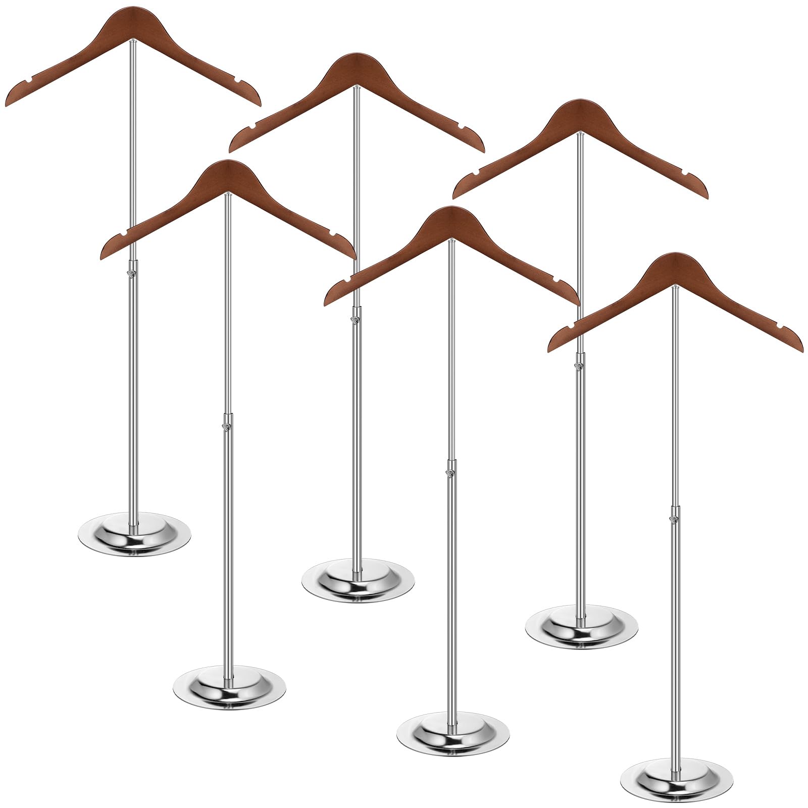 Verstellbarer T-Shirt Display-Ständer, Höhe 46,5–80 Cm, Metall-Kleiderständer Für Verkäufer, Messen Oder Verkaufsstände