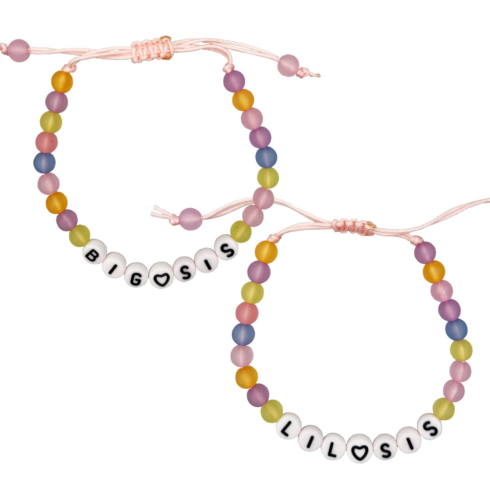 Sister's Big Bracelet Gift, Little Girls' Sister Jewelry