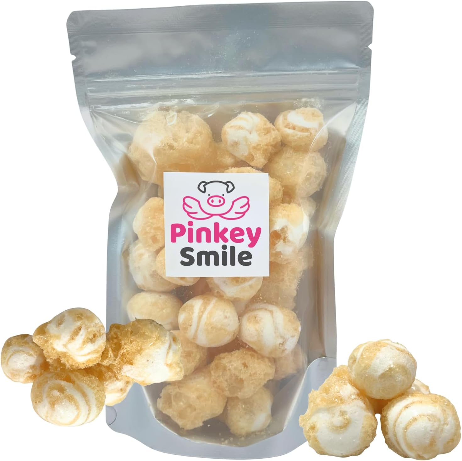 Caramel Creme Flavored Freeze-Dried Taffy 2 oz – Crunchy & Airy Snack – Bite-Size Pieces – Ships in Box – Bold Taste & Light Texture