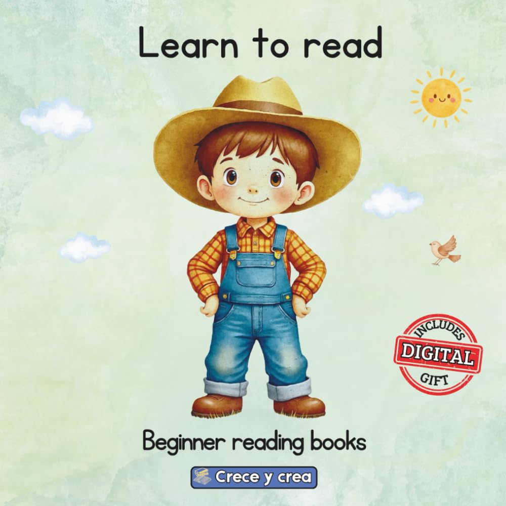 Learn to Read 3: Reading books for kindergarten and 1st graders. Early reader books, easy-to-read. Age 3 - 7