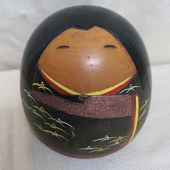 Amazon | 創作こけし 東亜作 かぐや姫 工芸品 民芸品 置物 | 民芸品