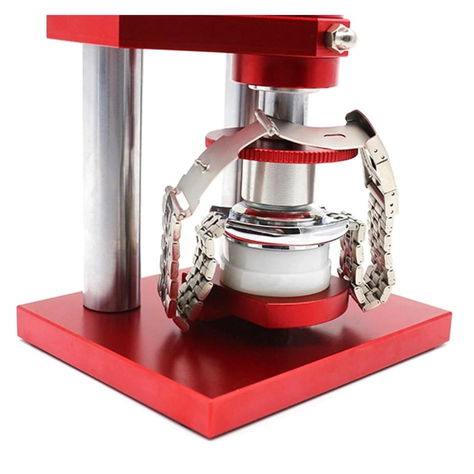 Máquina de prensado Herramienta De Reloj Tipo Tornillo, Prensador Cubierta Trasera Bisel Vidrio Con Troqueles, Herramientas Prensa Para Relojeros, Aficionados Al Bricolaje para bolsas