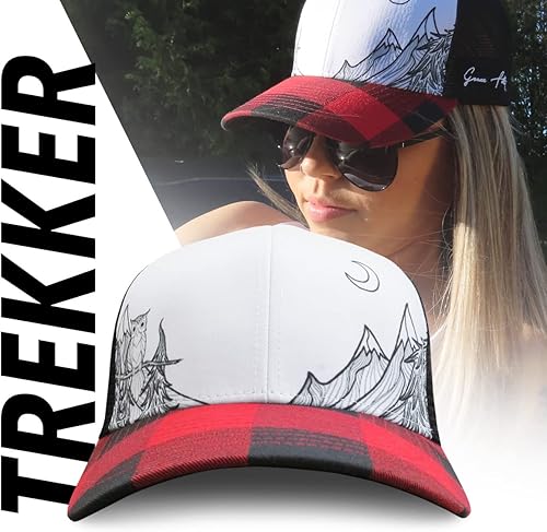 Miniatura 3 de Grace Folly Sombreros de camionero de playa para mujer, gorra de béisbol Snapback para verano