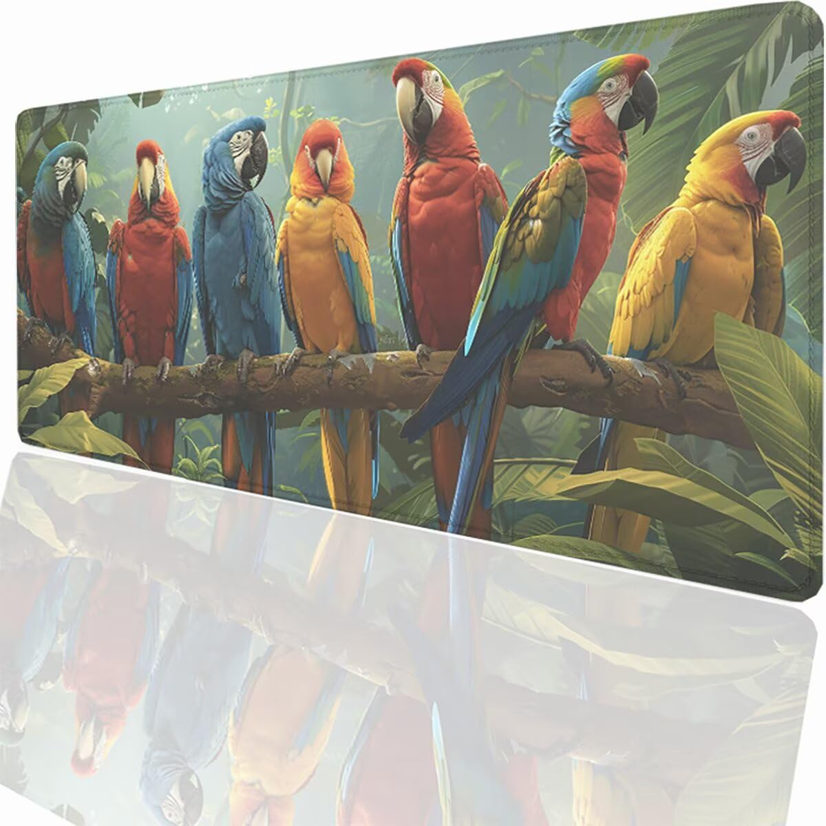 Tappetino per Mouse Gaming XXL 1200x600x3mm– Ufficio Mousepad Grande – Migliora la Velocità e la Precisione Tenuta Stabile Sottomano per Ufficio e Casa Accessori Scrivania Animale PjY3585 8-V