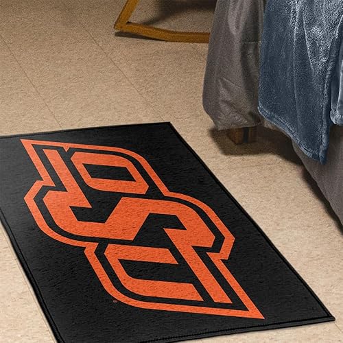 Miniatura 2 de Campus Lab Tapete antideslizante de bienvenida de la Universidad Estatal de Oklahoma, 20 x 31.5 pulgadas, tapete de puerta de marca primaria para