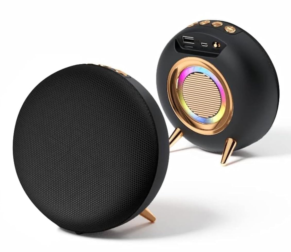 Premium Bluetooth Speaker with 360 Surround Sound, Beat Synced RGB Lights, Upto 10Hrs Playtime, Multi-Playback Modes-BT5.3/TF Card/Aux-in, with Built-in Mic for Calling, TWS Multi Pairing.-picture-15