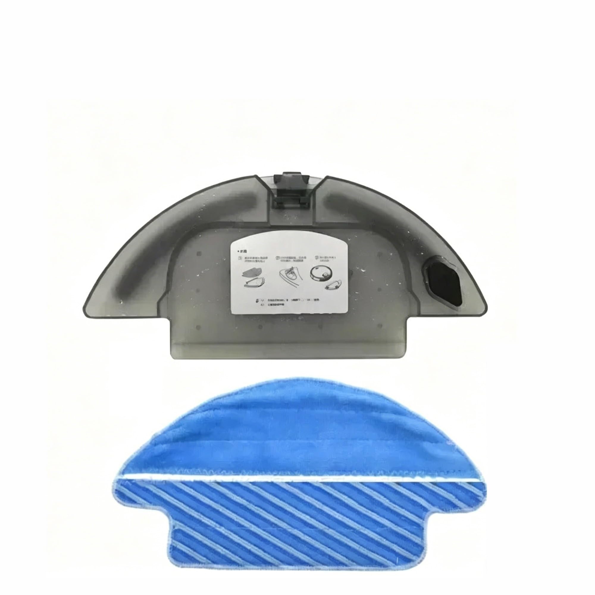 Robot Vacuum Water Tank Mop Cloth,Compatible For Conga,3090,Compatible For Proscenic, M6 M6LDS R2 3Irobotix CRL-200 Accessories