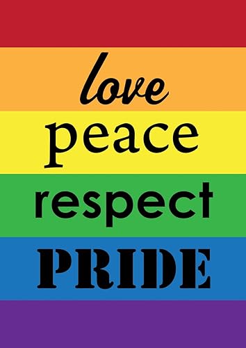 Toland Home Garden 119521 Bandera del orgullo del orgullo de 12 x 18 pulgadas, bandera de jardín de doble cara para casa al aire libre, bandera