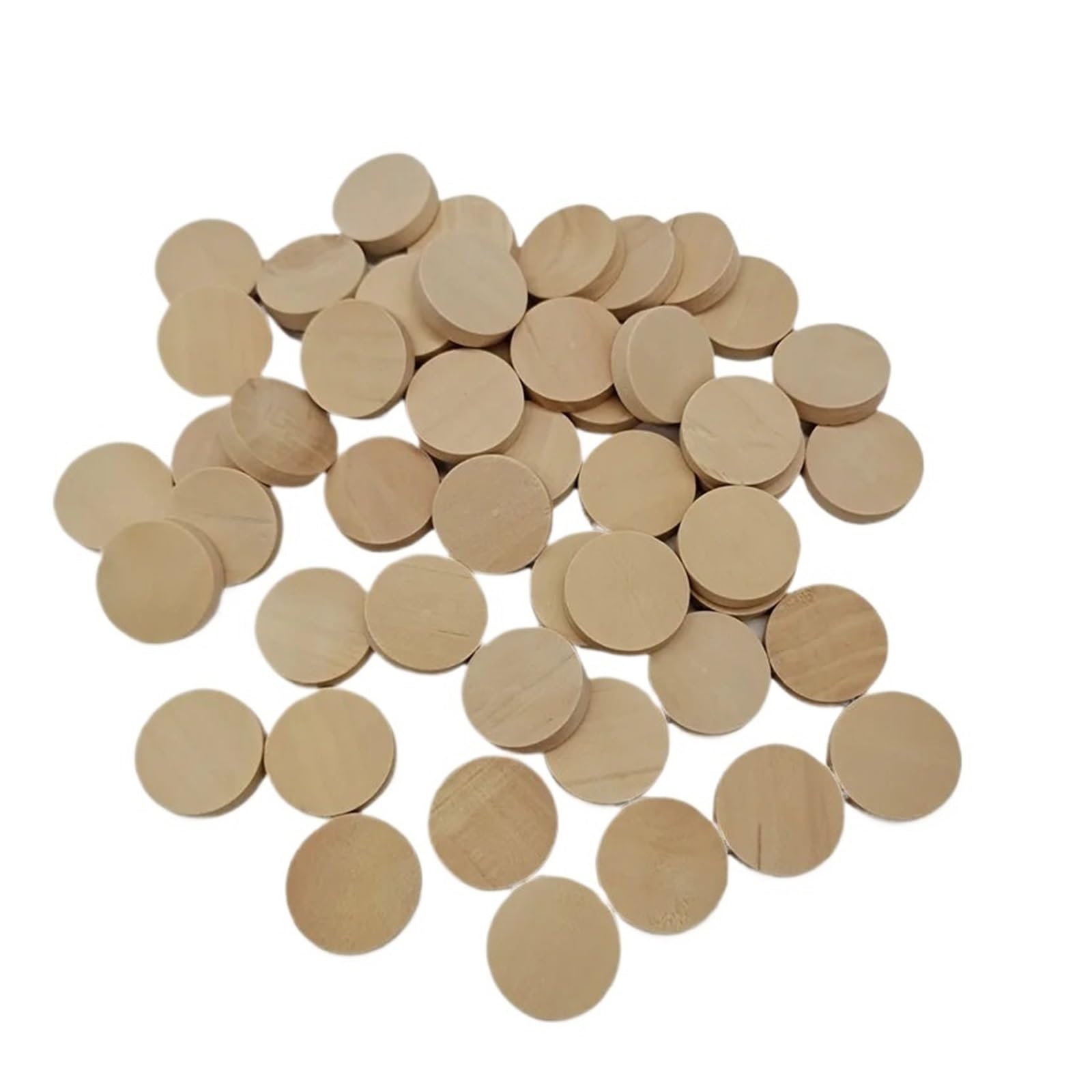 Ronds de bois de 3,5 cm pour ornements de Noël et disques de bois brut DIY