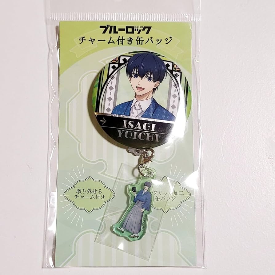 潔世一 レトロモダン 缶バッジ Amazon.co.jp: ブルロ レトロモダン チャーム付き缶バッジ 潔 世一 2
