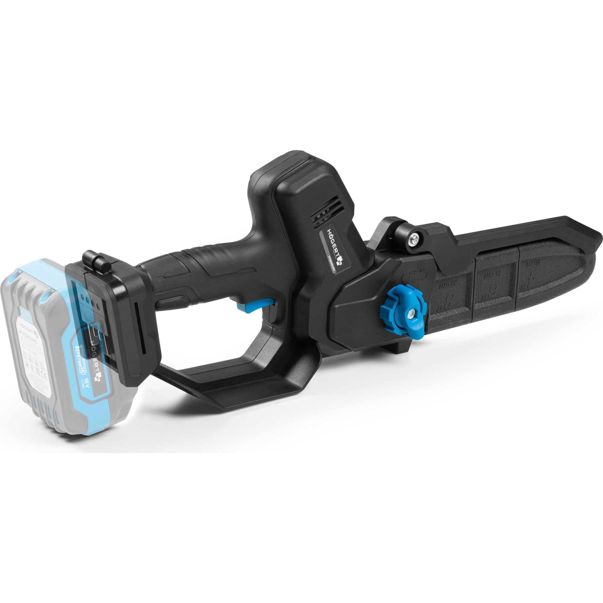 Mini tronçonneuse sans fil 18V brushless pour élagage et scie compacte une main 7 pouces