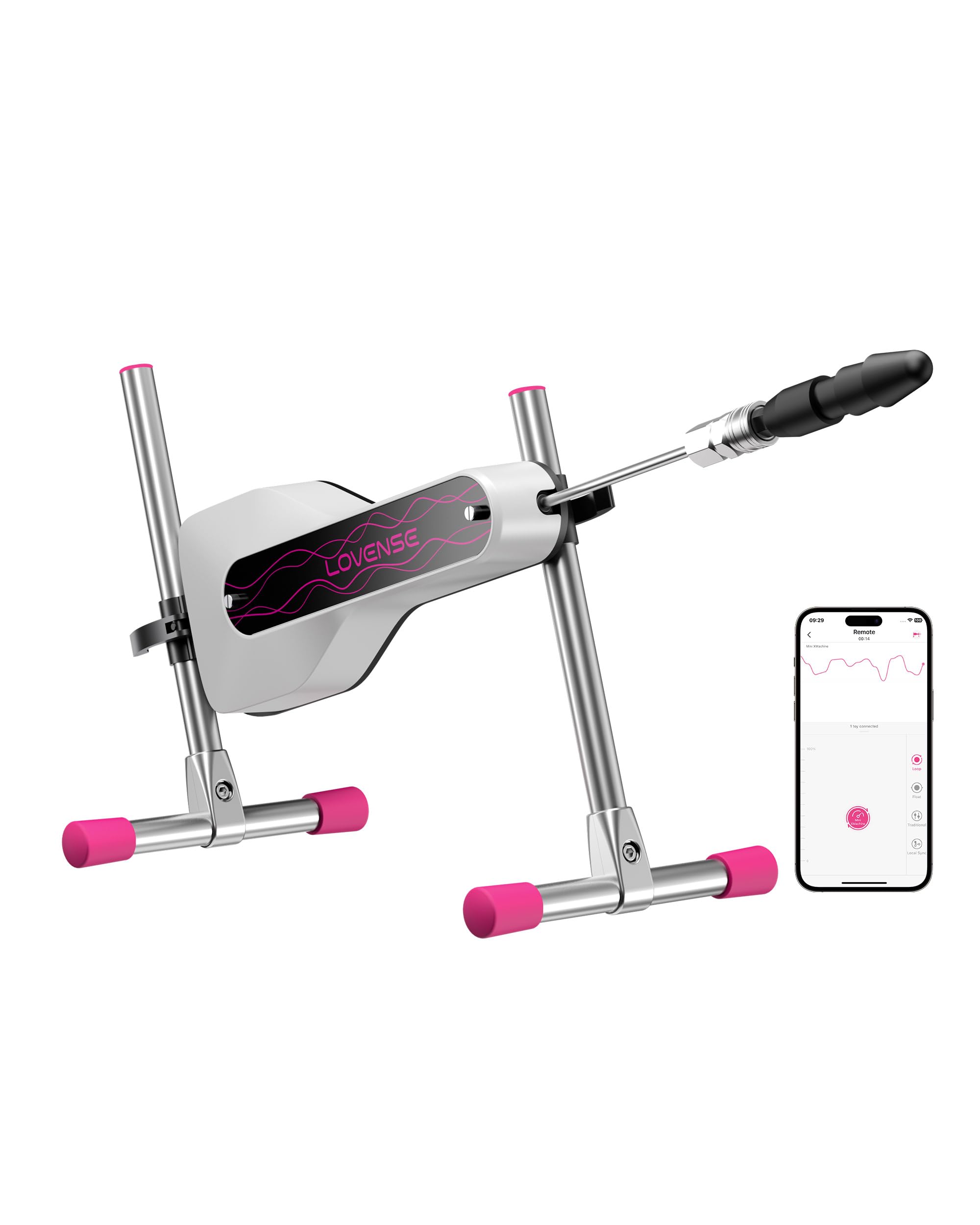 LOVENSE Mini Sex Machine, Sex Toys-Macchine e dispositivi con telecomando, macchina di spinta per donne per stimolazione anale del punto G, giocattoli per adulti con dildo gratuito Confezione discreta