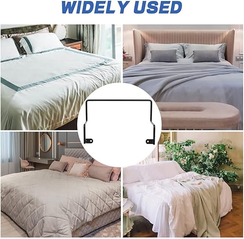 Miniatura 8 de LIFKOME 2 barras de retención de colchón antideslizantes para cama, agarre de colchón de hierro resistente para cama antideslizante