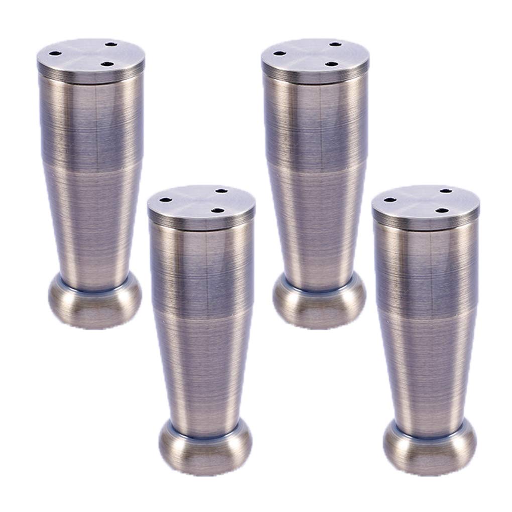 Gambe per mobili Gambe per tavoli regolabili in metallo Piedini per mobili Piedini per mobili in alluminio in stile europeo Sostituzione Gambe per alzate per mobili Gambe per divano Gambe per divano