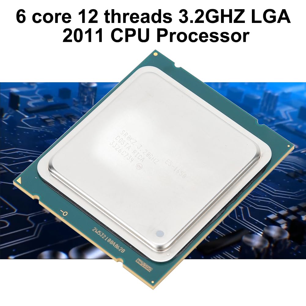 Processore CPU 6 12 Threads 3 2 GHz Ad Alte Prestazioni per Server e Giochi Online Grandi Dimensioni Compatibile con E5 1650 Interfaccia LGA 2011
