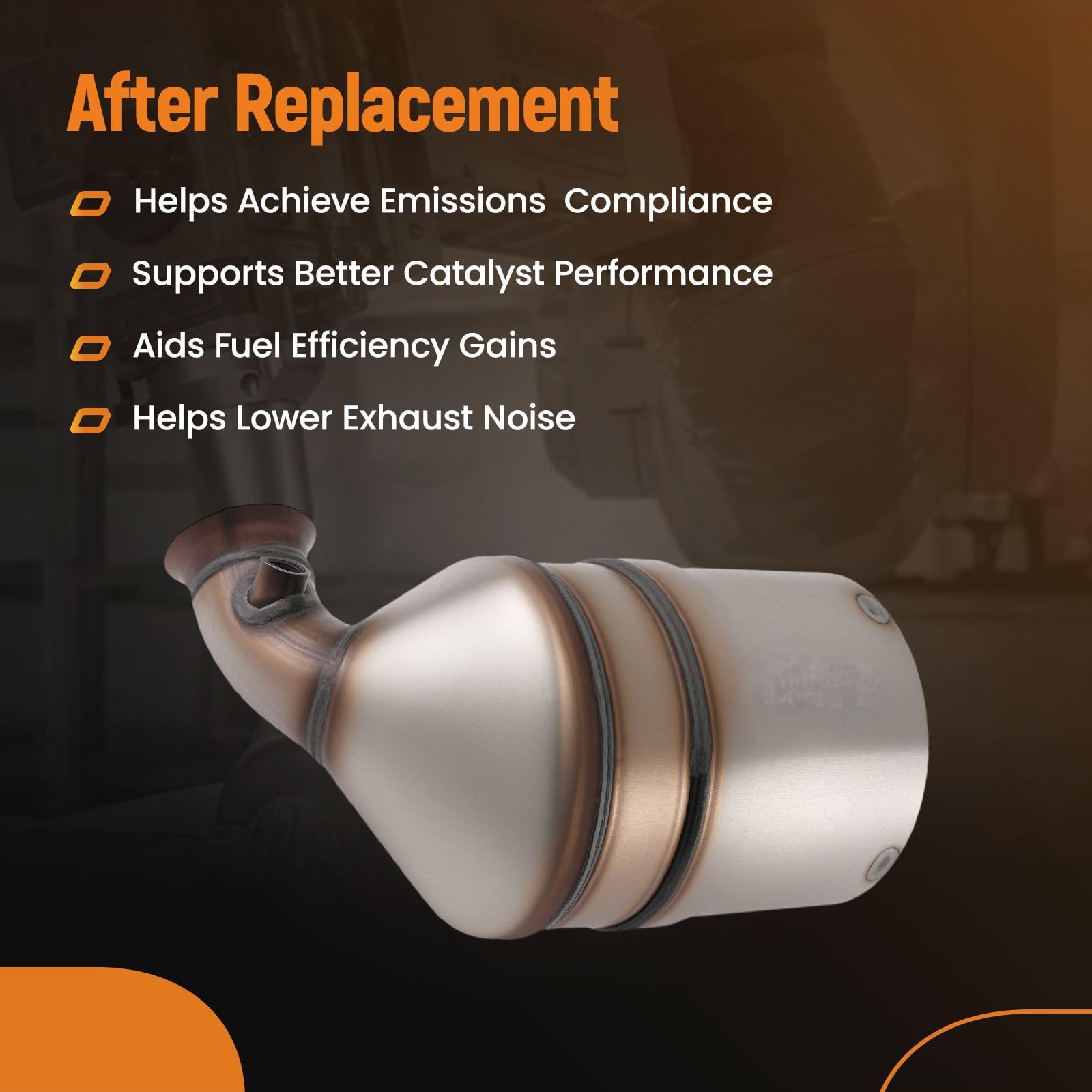 maXpeedingrods 1611322980 Filtro de partículas diésel DPF Diesel Compatible con Berlingo C2 C3 C4 C5 PEU-GEOT 206 207 307 308 Filtro de partículas de hollín 1611323780
