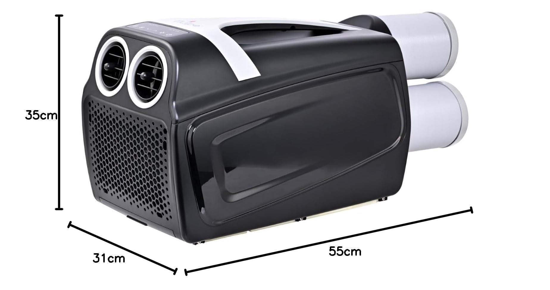 CampCool AC-10, tragbare Klimaanlage, Klimagerät, 1000 Watt, R290