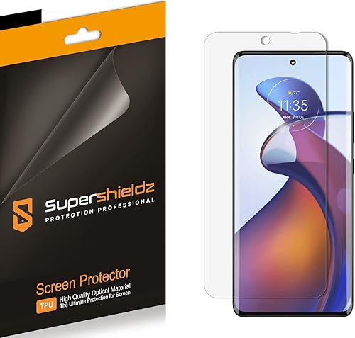 Supershieldz - Protector de pantalla diseñado para Motorola Edge 30 Fusion protector de pantalla transparente de alta definición TPU