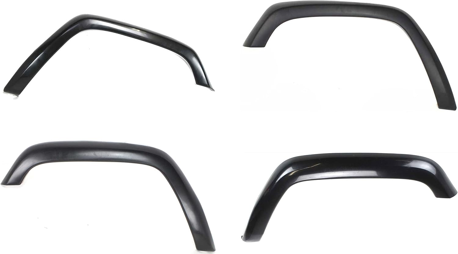 Garage-Pro Fender Flares Set of 4 for 1997-2001 Jeep Cherokee XJ, Jeep XJ Accessories, Primed, Plastic, Models With Country Package, Driver and Passenger Side