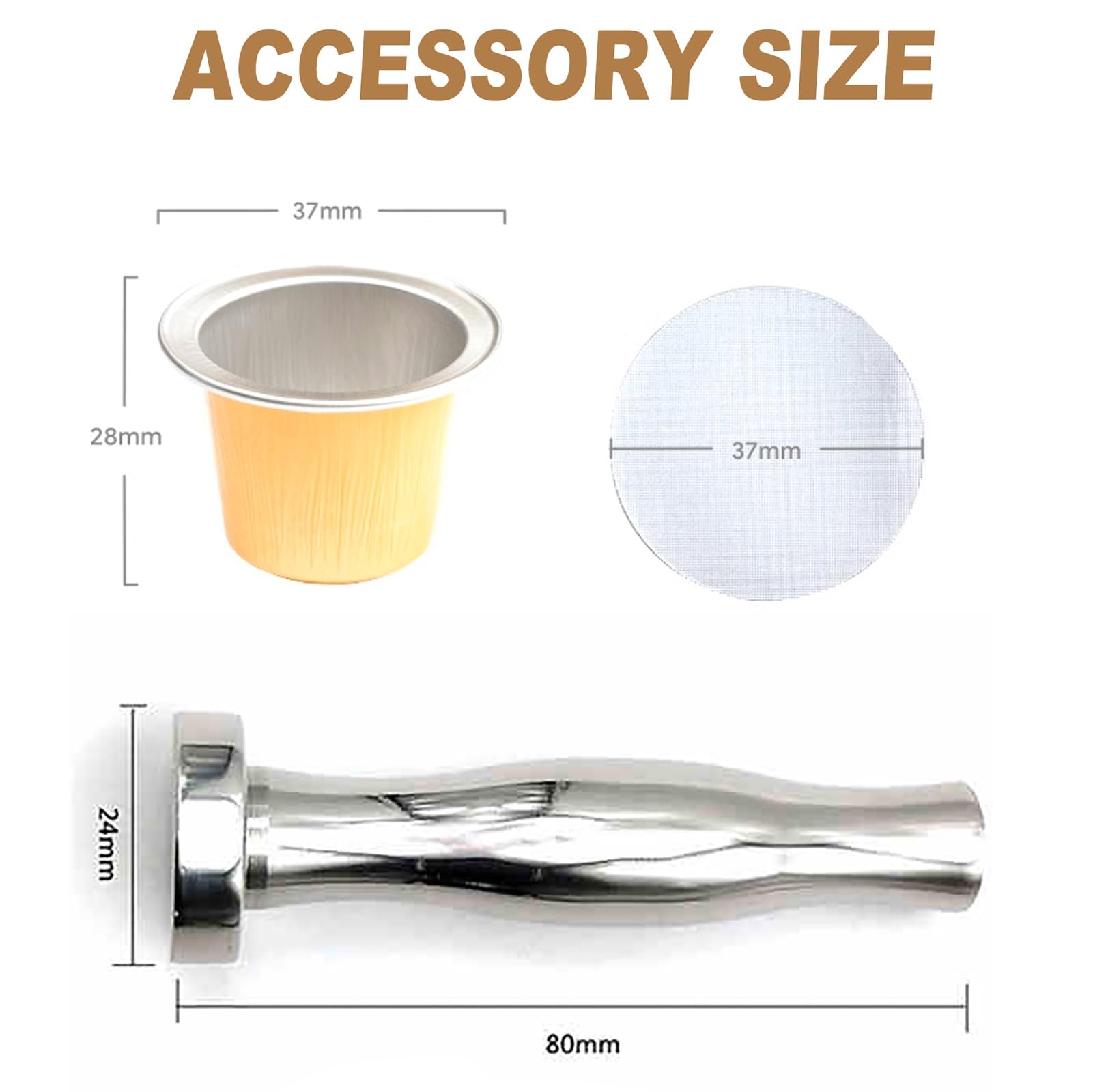 Maszyna do zgrzewania kapsułek kawy, folia zgrzewająca z folii aluminiowej, konwerter kapsułek wielokrotnego użytku adapter kapsułek do kawy, uchwyt konwertera kapsułek espresso