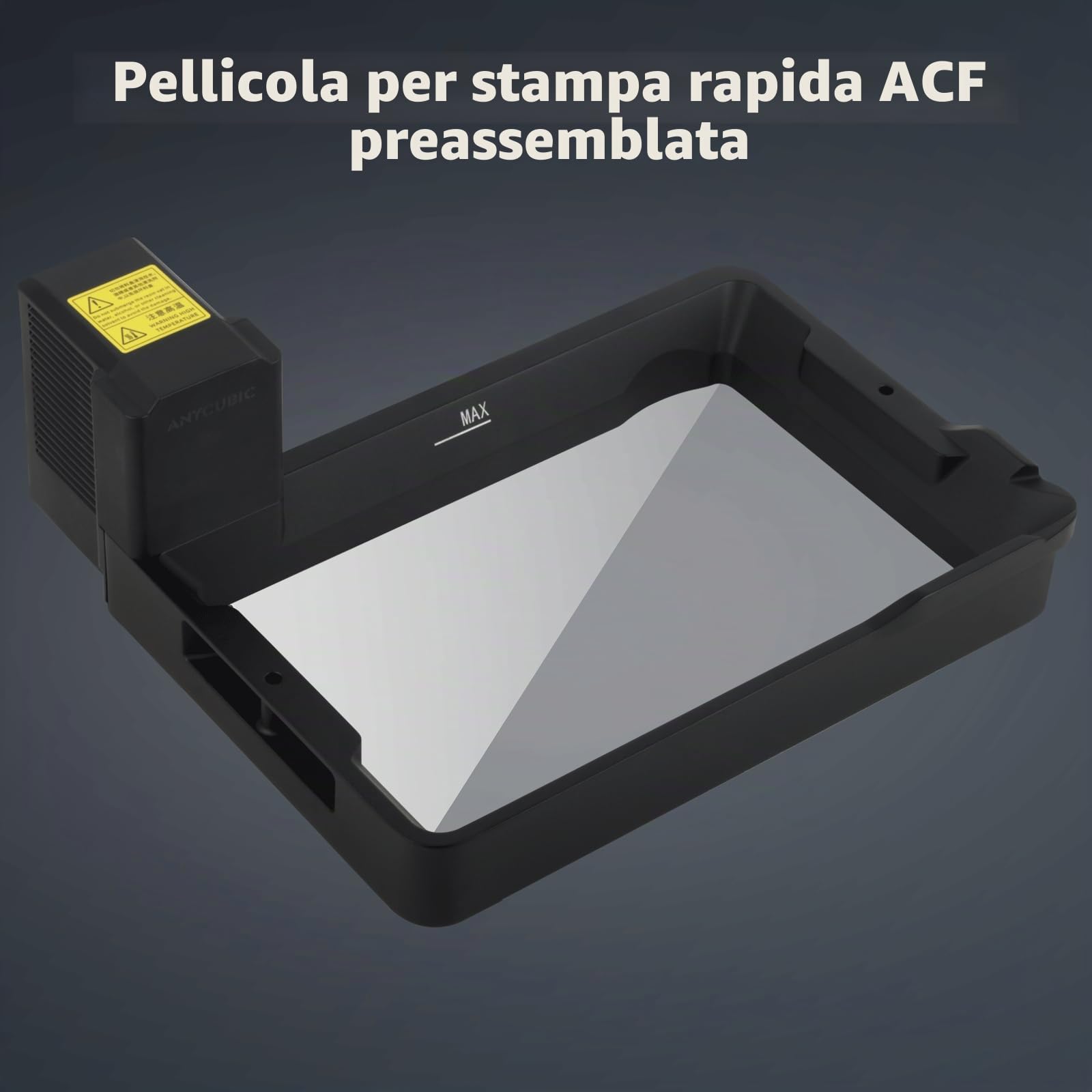 Original Photon Mono M7 Pro UV Resin Vat Tank for Stampante 3D Serbatoio Di Resina a Controllo Dinamico Della Temperatura con Pellicola ACF Preinstallata SOLO for Anycubic Photon Mono M7 Pro