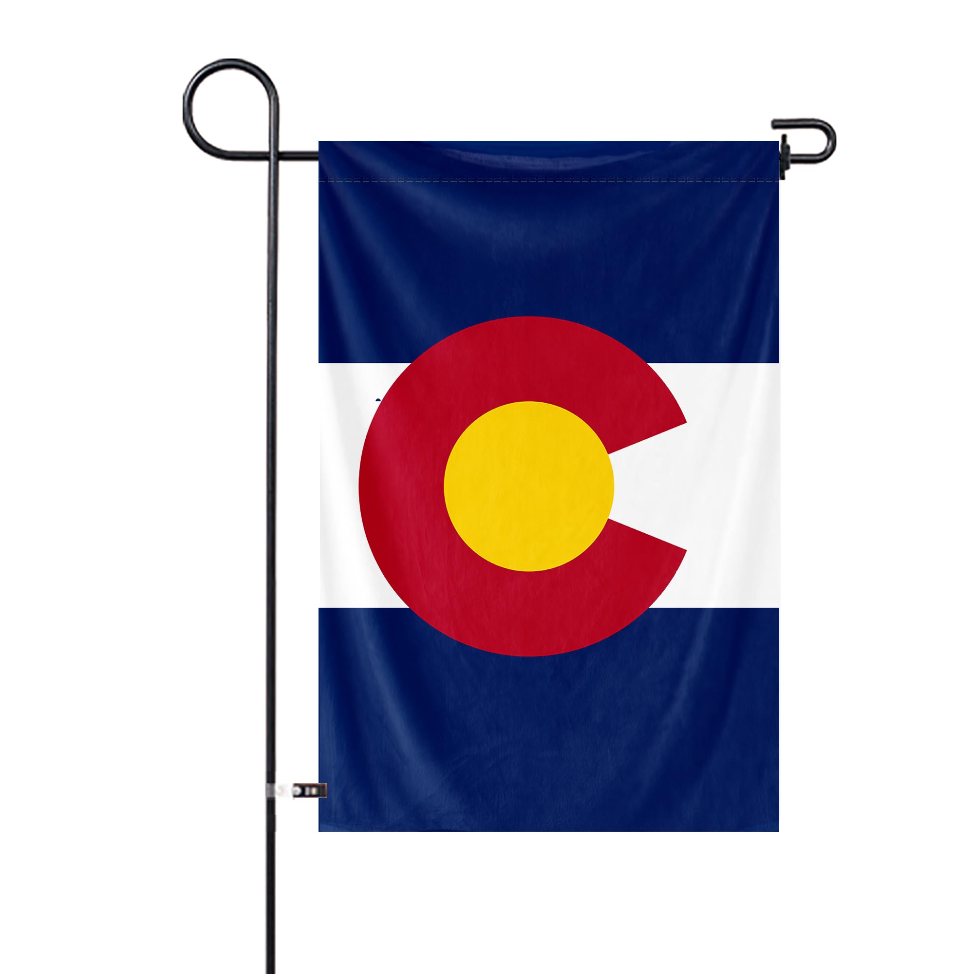 Colorado State Garden Yard Flag 12x18Inch American Territories CO Yard Banner Vertical Double Sided Polyester Small Flag Patriotic State Celebration