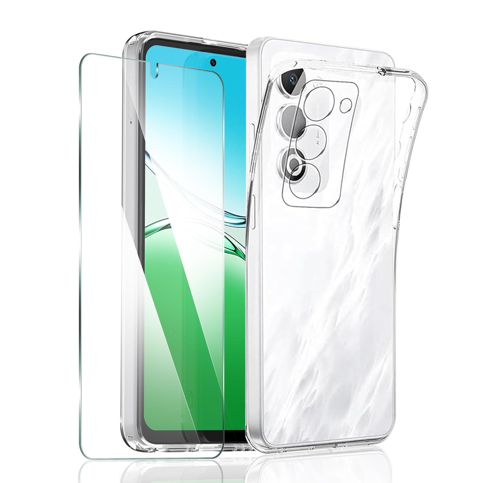 OPPO A5 5G ホワイト　新品フィルム未開封 Amazon.co.jp: 対応 OPPO A5 5G ケース + フィルム【1枚ガラスフィルム