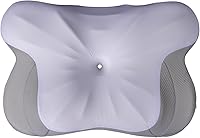 Vista 9 de Almohada cervical de espuma viscoelástica sin talco para cuello y hombro, almohada ergonómica transpirable en forma de mariposa para personas que