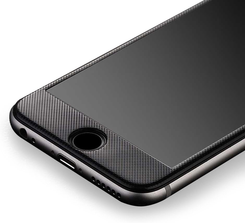 iPhone 7 Plus Screen Protector, Balee iPhone 7 Plus Tempered Glass Screen Protector for Apple iPhone 7 Plus (Fiber/Black)
