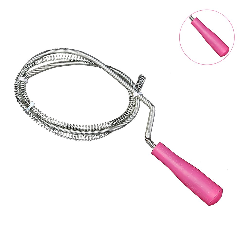 Buy Drain Snake, Efanty 2.2m Long Flexible Heavy Drain Rod Plunger Snake Cleaner Unblocker for