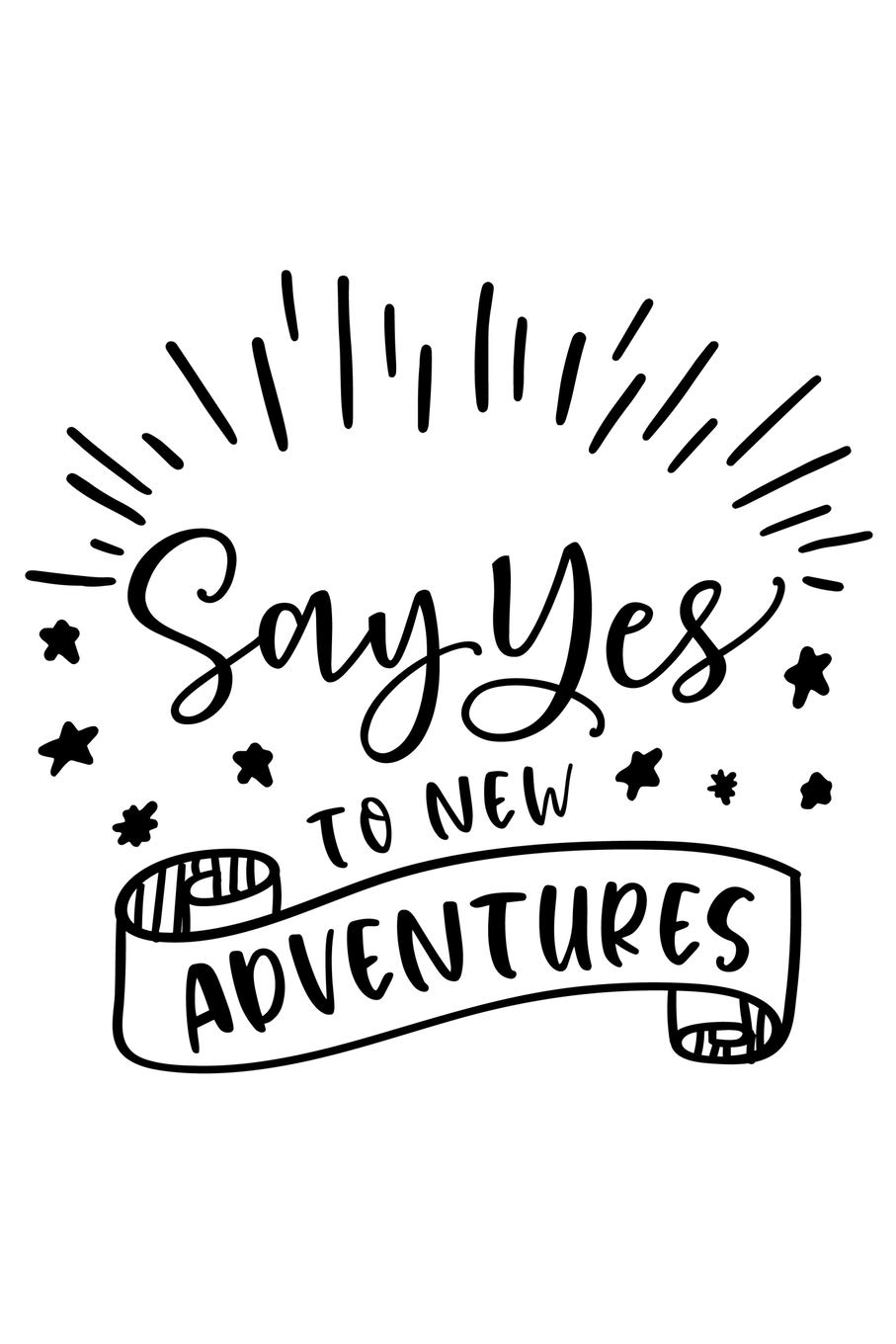 Say Yes To New Adventures: Lined Blank Notebook Journal With Funny Sassy Sayings, Great Gifts For Coworkers, Employees, Women, And Family