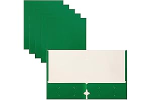 Better Office Products Two Pocket Folders, 50 Pack