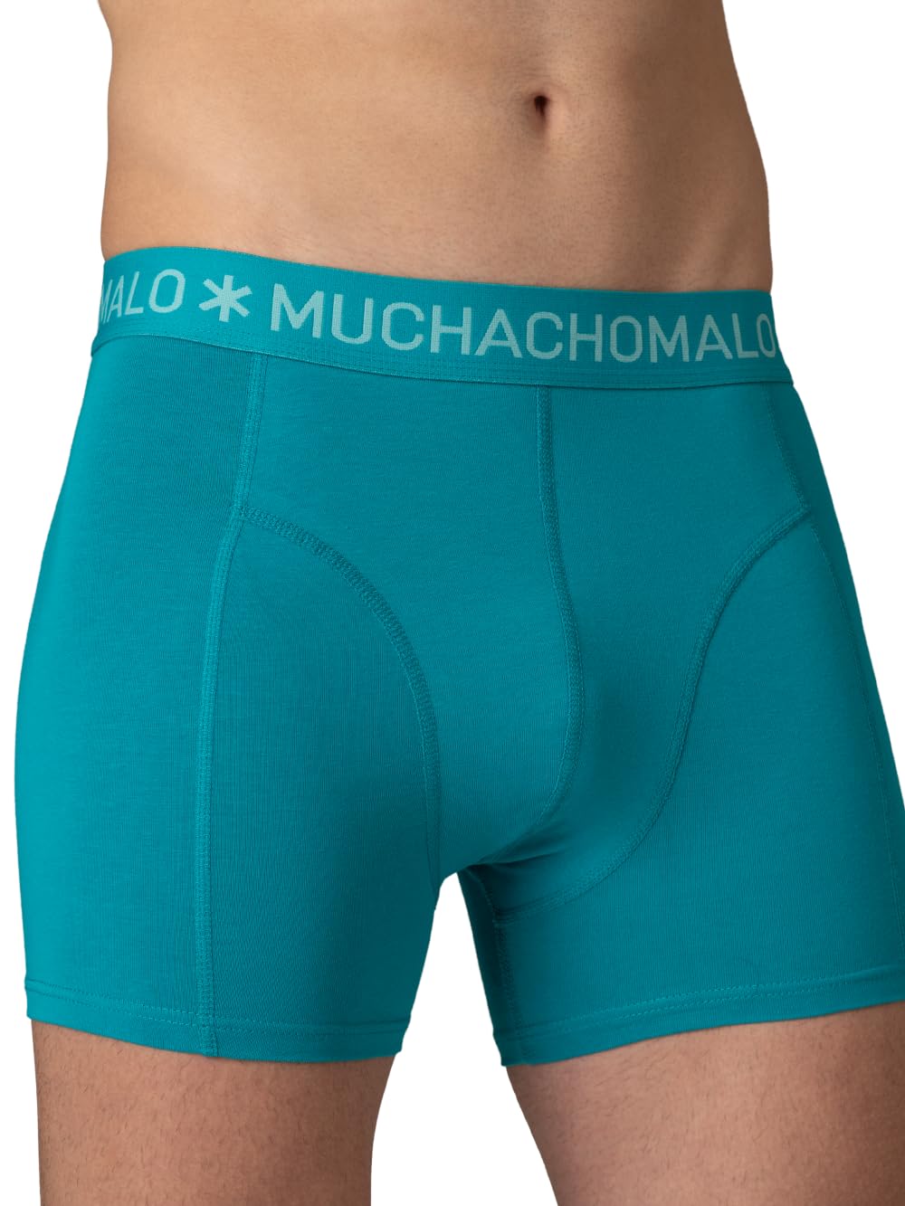 Muchachomalo Boxer da uomo, biancheria intima in cotone da uomo, confezione da 6 pezzi, boxer stampati, taglio classico, con elastico in vita