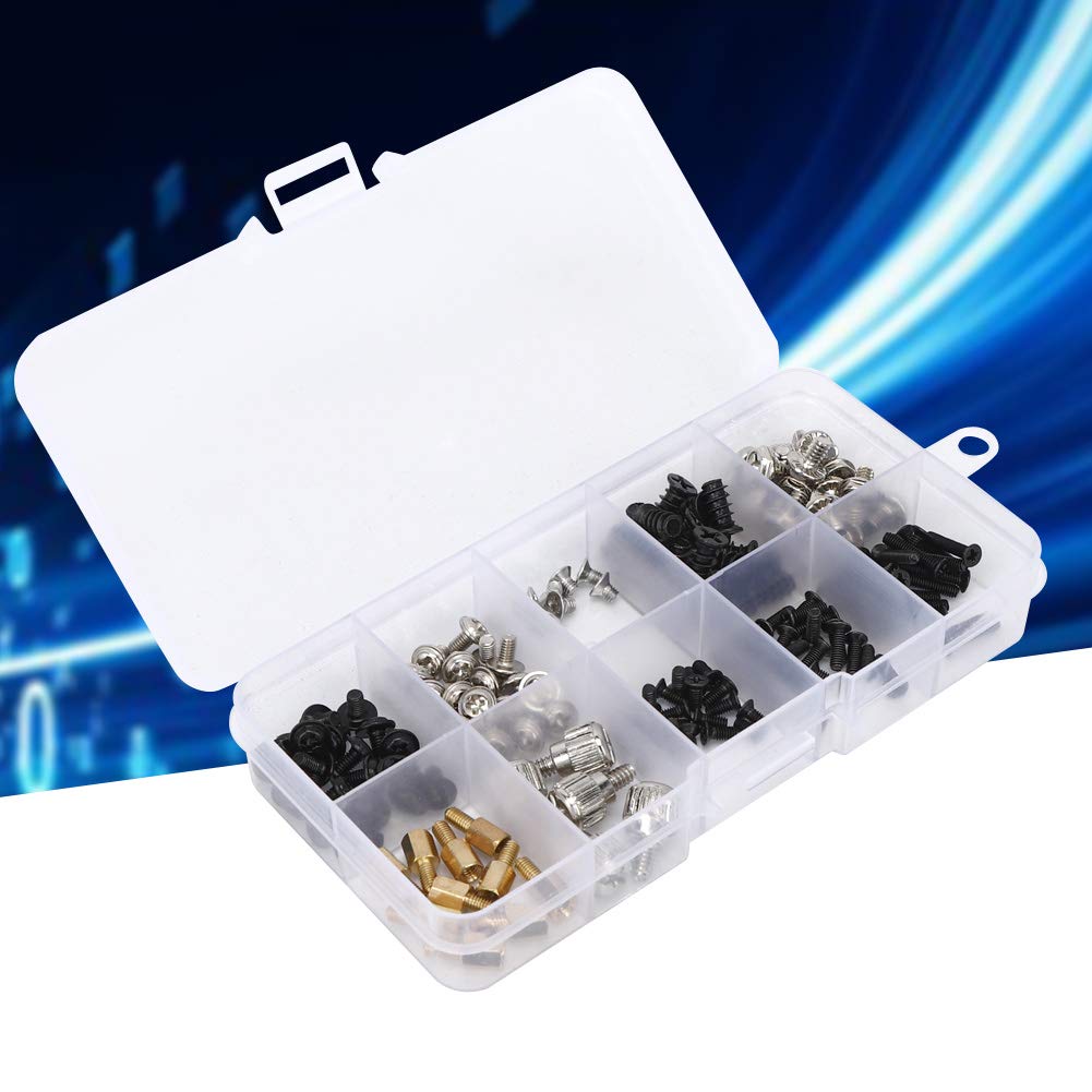 165pcs Desktop Computer Screws Blots Standoffs Set Assortment Kit KB5/M2.5/ M3/M3.5