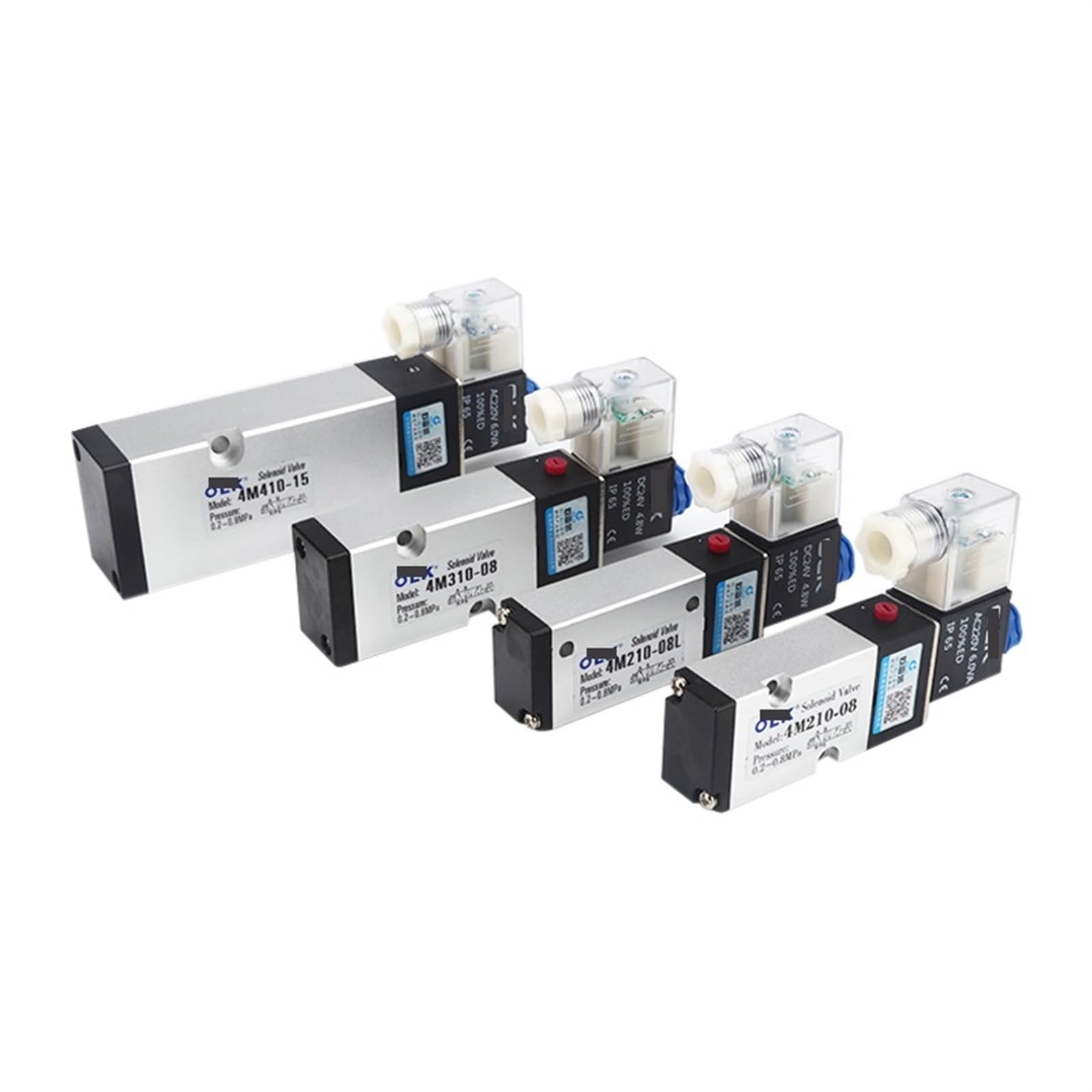 Électrovanne pneumatique 4M410-15 AC110V bobine robuste pour automates