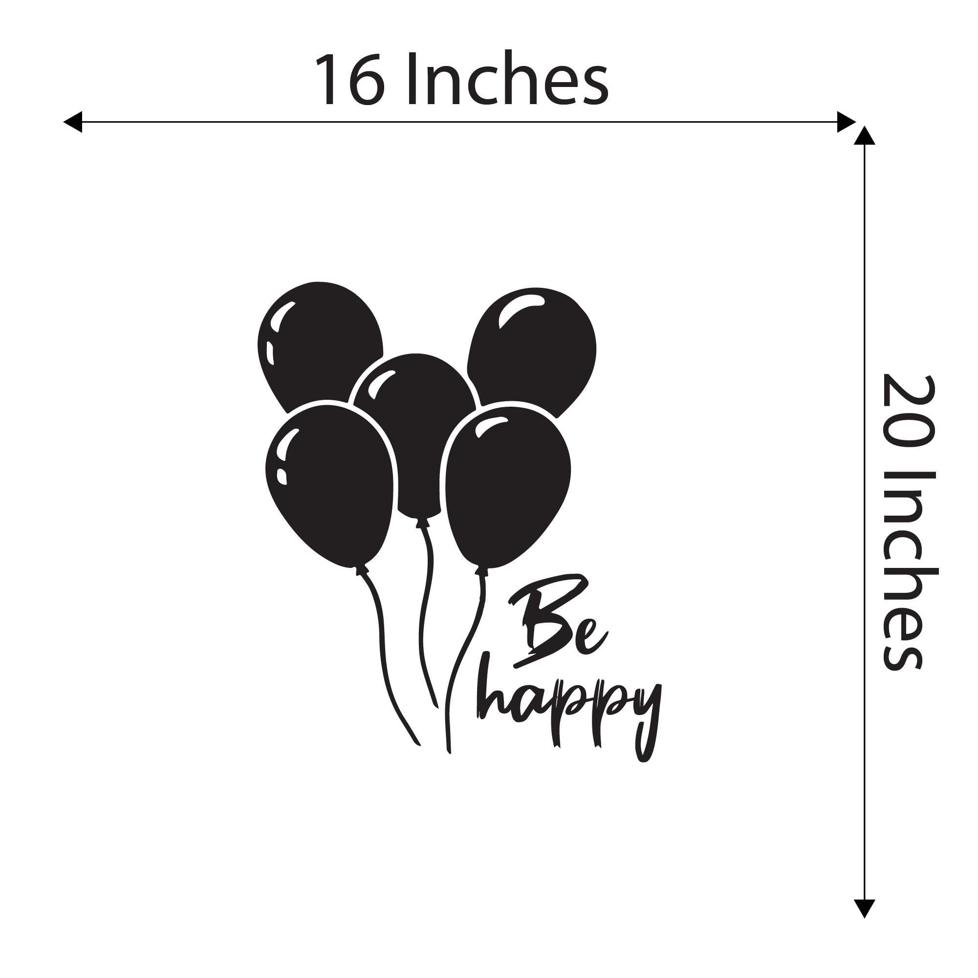 Amazon.com: Design With Vinyl Motivational Balloon Wall Decal Be